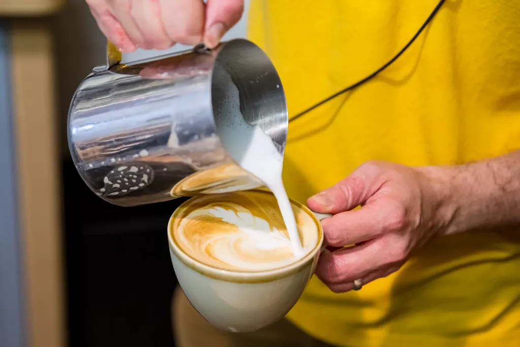 Coffee pouring