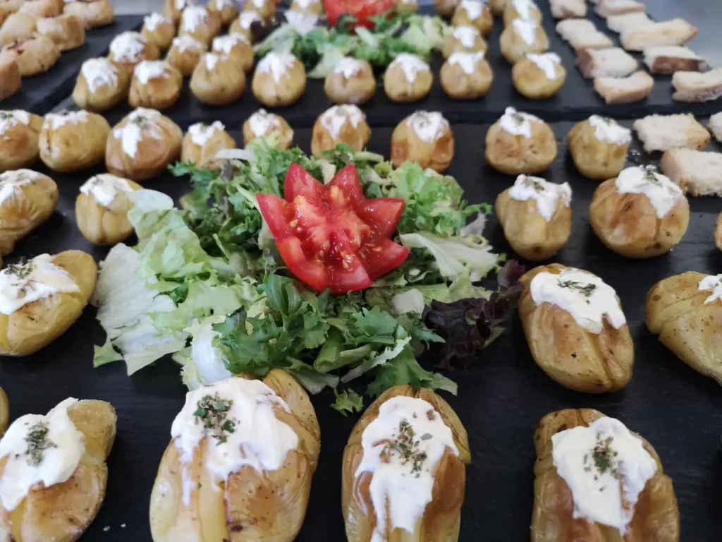 Canapés - Mini Jacket Potato - catering
