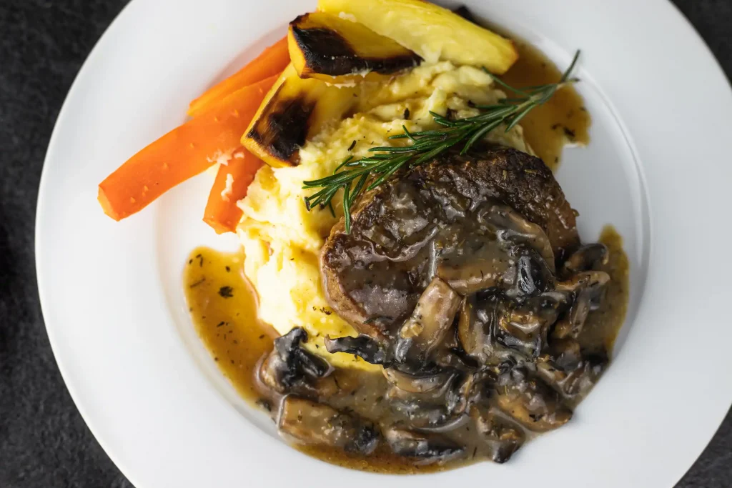 Catering - beef and mash